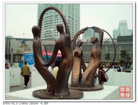 奧運雕塑：展現國人文化