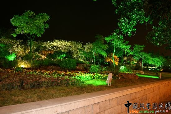 骨灰堂山體奧運期間夜景