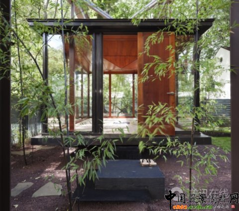 美國貝塞斯達的一座茶室花園設計(圖)