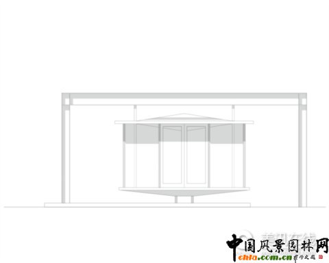 美國貝塞斯達的一座花園茶室設(shè)計