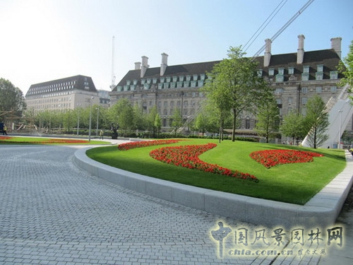 West8倫敦女王禧慶花園 世界園林 規(guī)劃設(shè)計 中國風景園林網(wǎng)