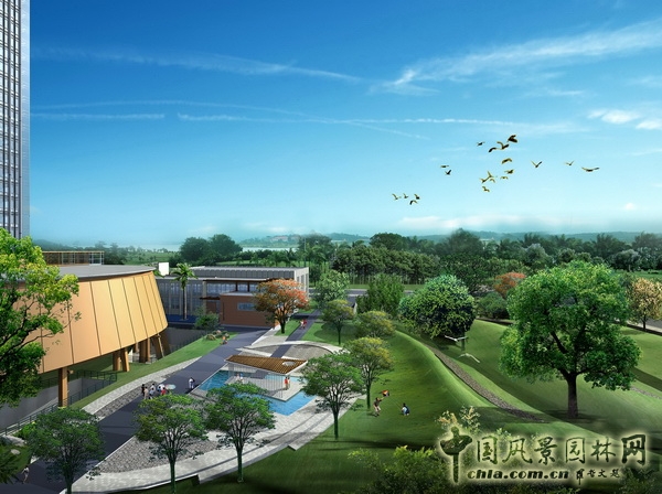 中山電力大樓 景觀設計 何小強 屋頂綠化 中國風景園林網