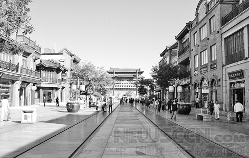 現(xiàn)實(shí)中的北京大柵欄新街景