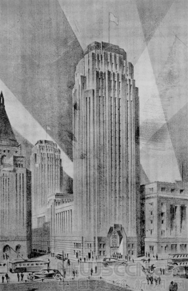 今年參展作品1934的中國(guó)銀行建筑呈現(xiàn)了中國(guó)館主題。