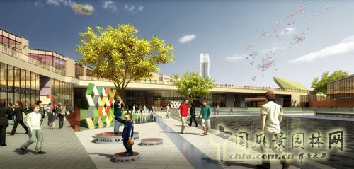 商業(yè)街景觀設(shè)計(jì) 景觀方案 施工圖設(shè)計(jì)
