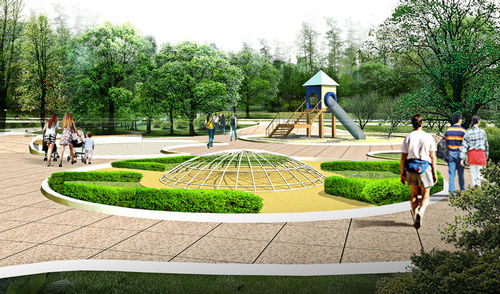 新泰體育公園 體育公園 景觀設計 