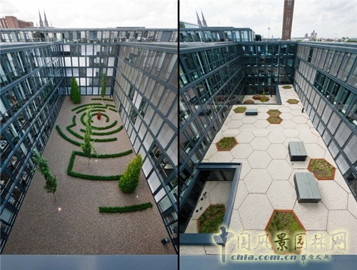 德國科隆Rheinpark-Metropole辦公空間景觀設(shè)計