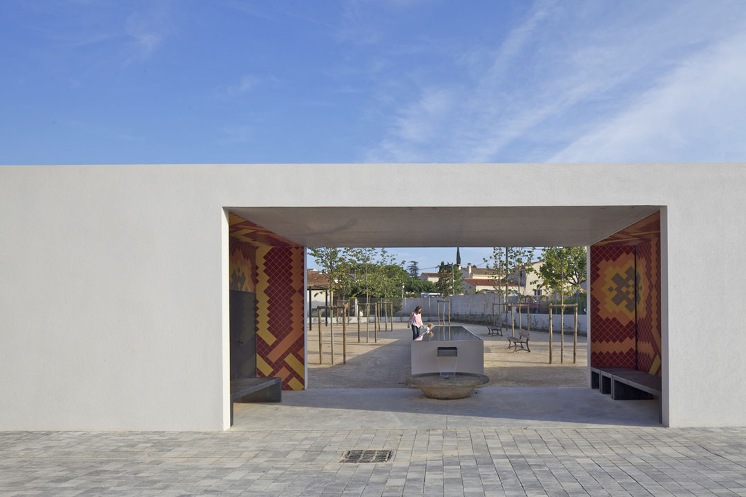 法國(guó),馬賽Gignac la Nerthe市中心廣場(chǎng)景觀項(xiàng)目