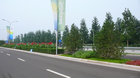 北京奧運中心區(qū)整體道路景觀系統(tǒng)規(guī)劃設(shè)計