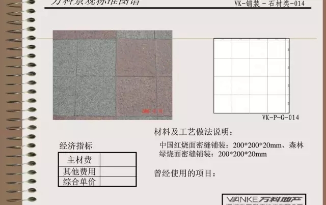 萬科景觀標準鋪裝類圖譜
