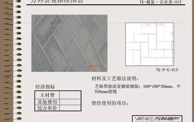 萬科景觀標準鋪裝類圖譜
