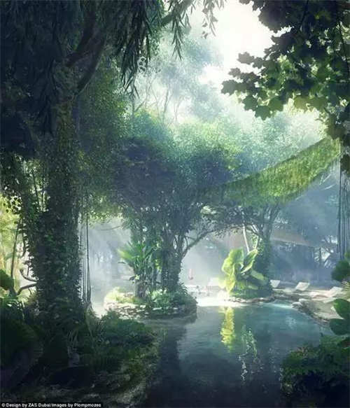 世界首家自帶“熱帶雨林”的奢華酒店
