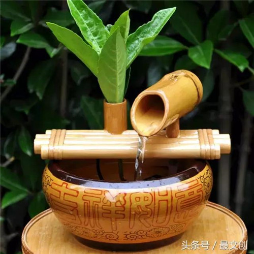 竹噴泉 庭院里的禪意