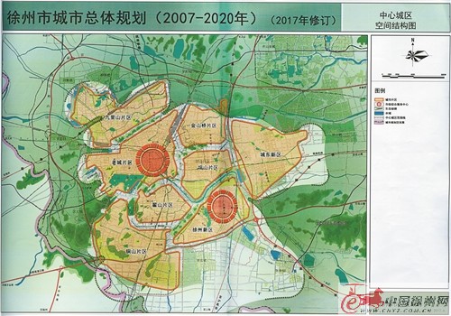徐州市完善中心城市建設戰略藍圖