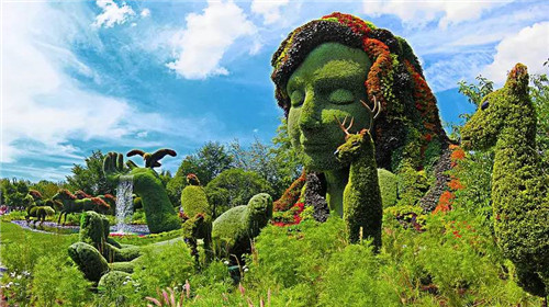植物雕塑的城市景觀你見過嗎？