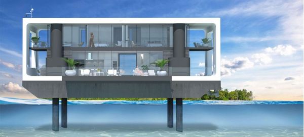 荷蘭建筑師設計漂浮房屋