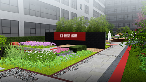 園冶杯專業獎：新華國際廣場天井園林景觀
