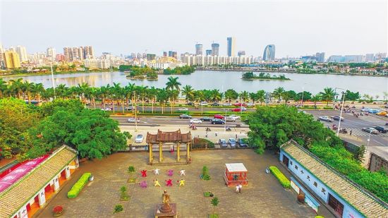 海口紅城湖改造經驗：從海宅塘到城市公園