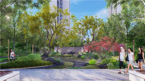 長(zhǎng)春國際影都14# 地塊展示區(qū)景觀