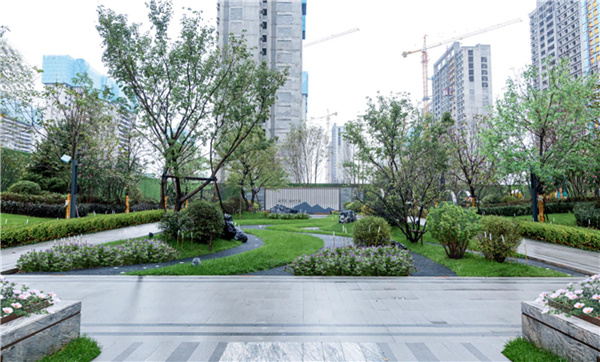 長(zhǎng)春國際影都14# 地塊展示區(qū)景觀
